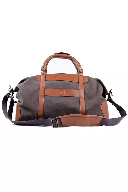 DUFFEL CANVAS BROWN