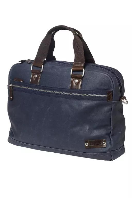 CANVAS MESSENGER BAG NAVY