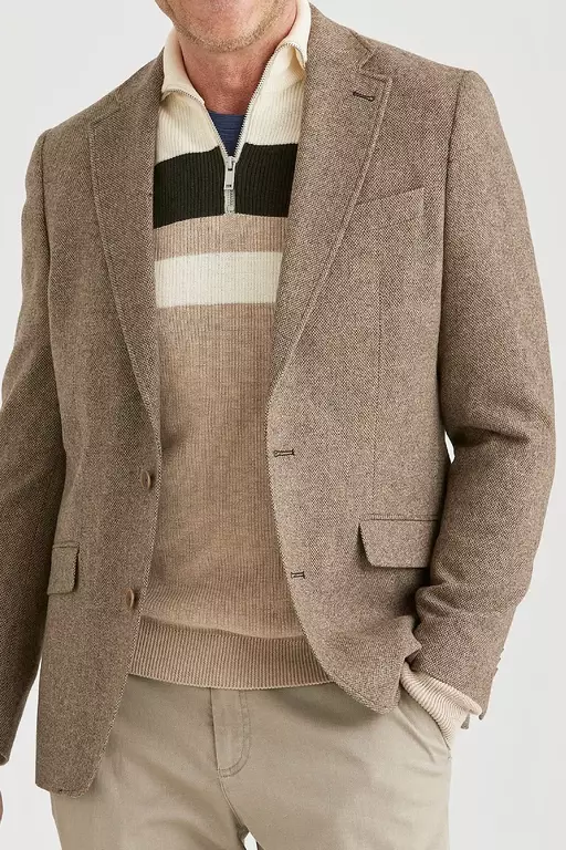 CONNY KAVAJ TWEED MÖRKBEIGE