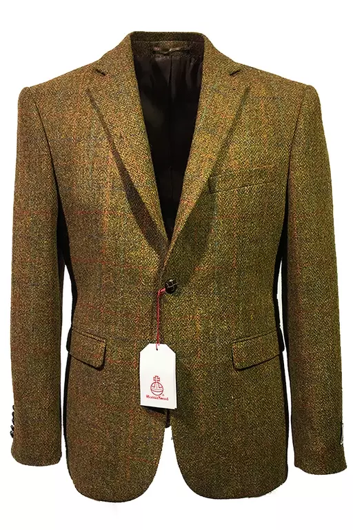 HARRIS TWEED KAVAJ ORANGEBRUN RUTA