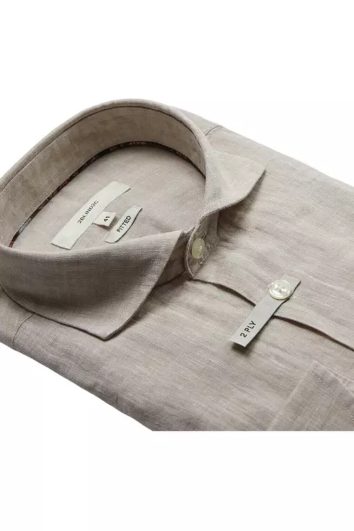 TED LINNESKJORTA BEIGE