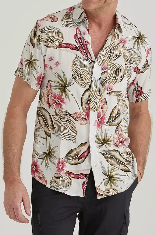 ELVIS SKJORTA BLOMMIG