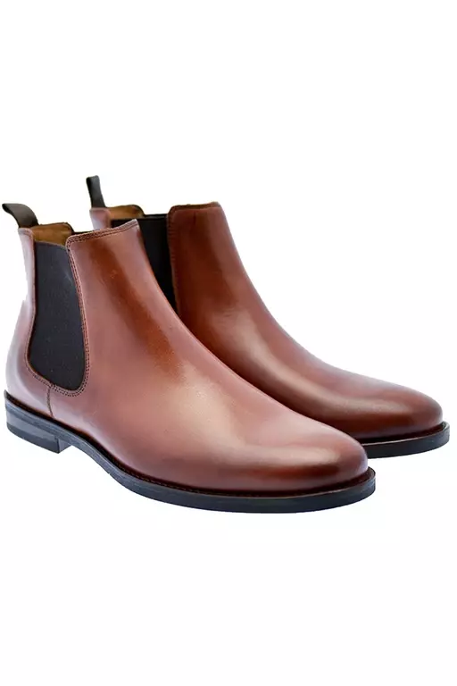 PLAYBOY CHELSEA BOOTS COGNAC